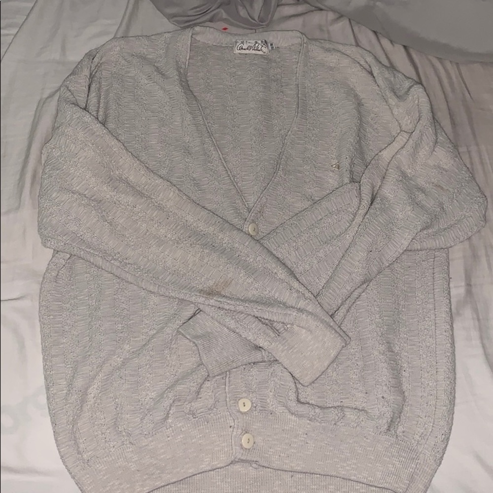 Grey oversized cardigan